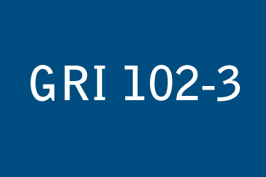 GRI 102:一般揭露(2016年)– 102-03 總部位置